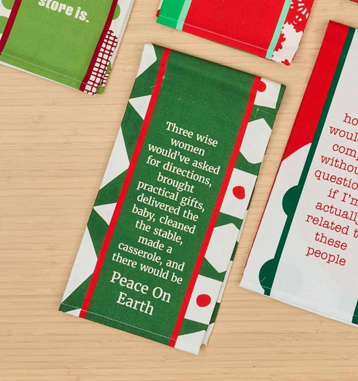 CHRISTMAS Peace on Earth Dish Towel