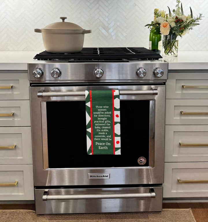 CHRISTMAS Peace on Earth Dish Towel