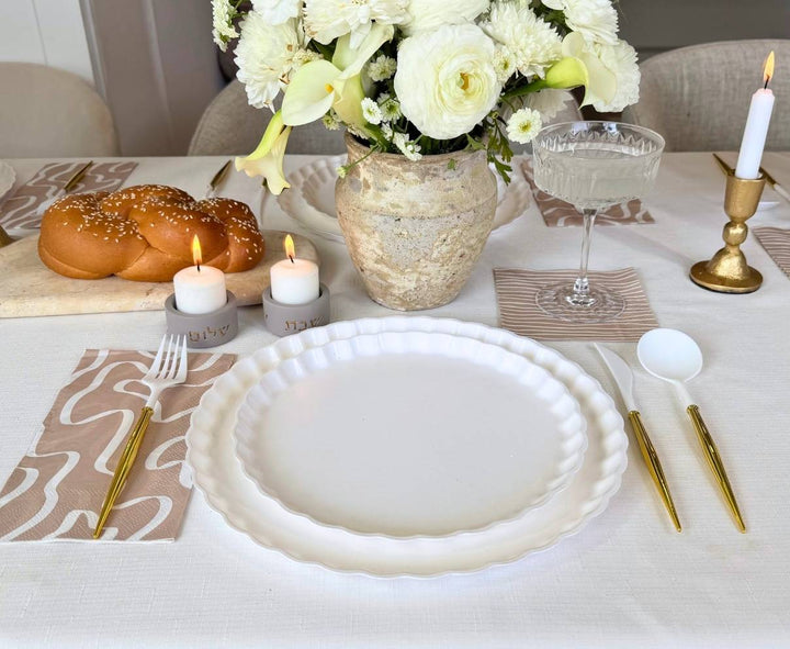 Simply Eco Dinner Plate- White/8pkg