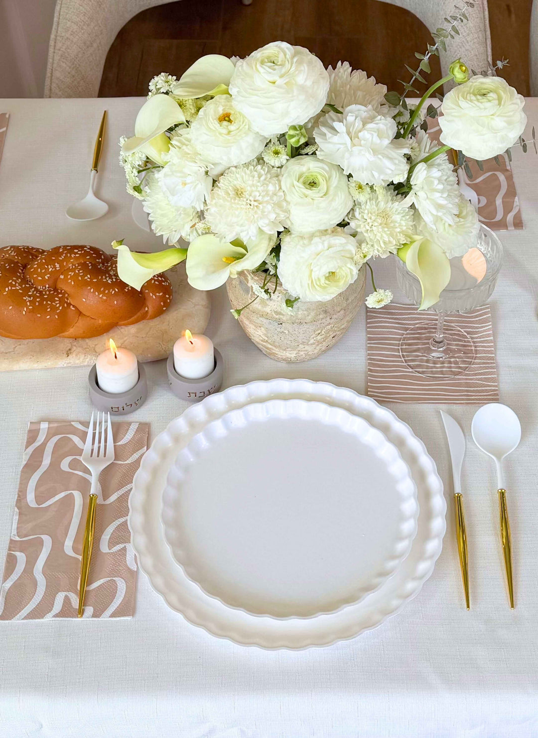 Simply Eco Dinner Plate- White/8pkg