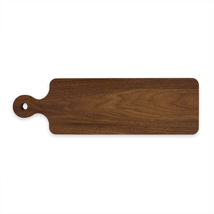 Handled Walnut Bread Board | 20" x 6"