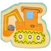 Die-Cut Construction Lunch Napkin Dig It - 16pkg