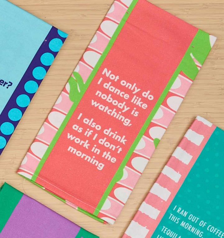 Don`t work in Morning Dish Towel