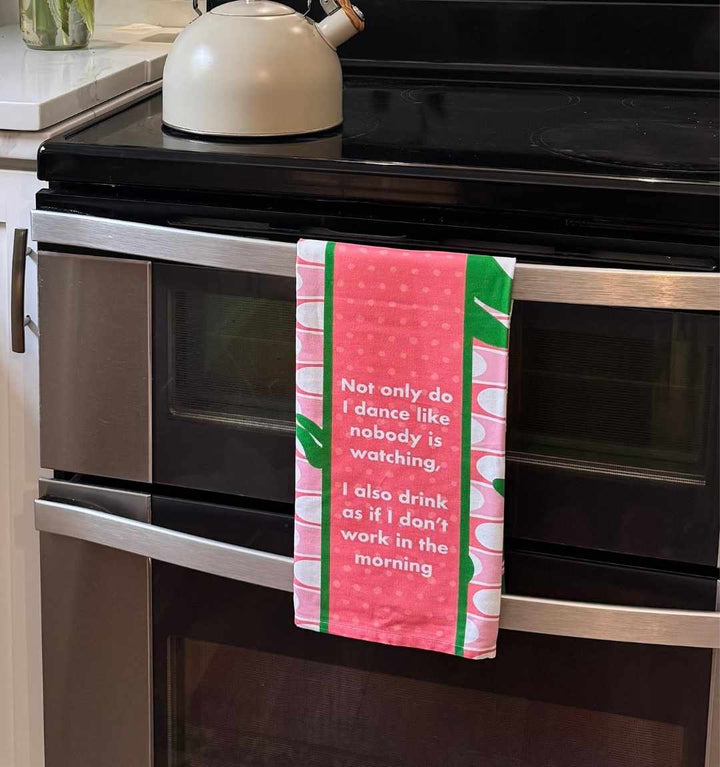 Don`t work in Morning Dish Towel