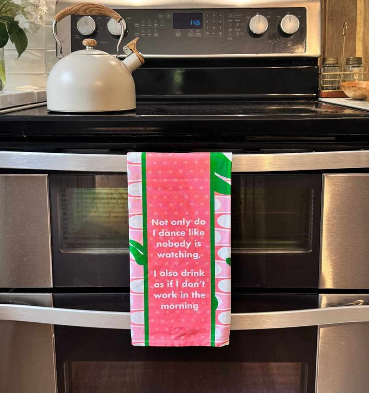 Don`t work in Morning Dish Towel