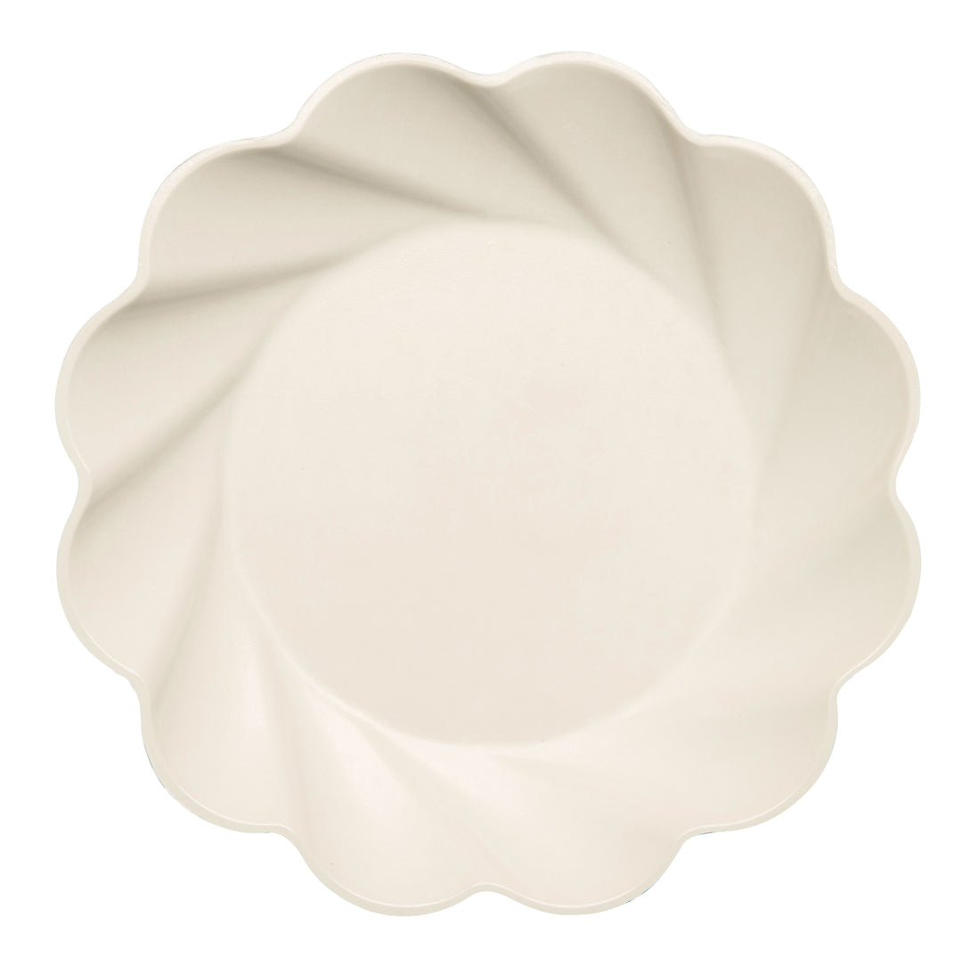 Simply Eco Dinner Plate- Cream/8pkg