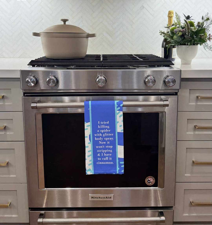 Glitter Body Spray Dish Towel