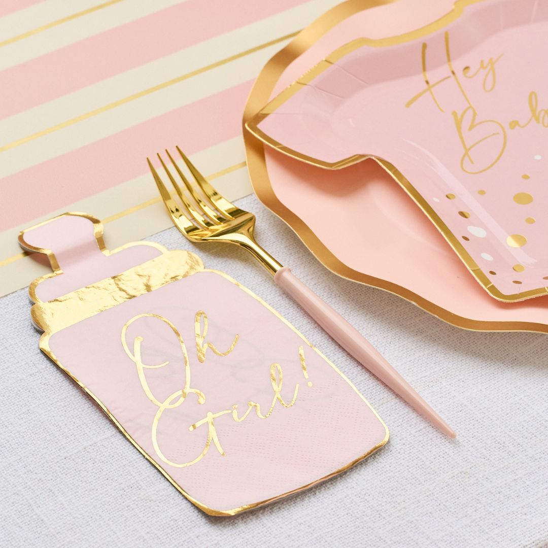Hey Baby Blush Table Setting