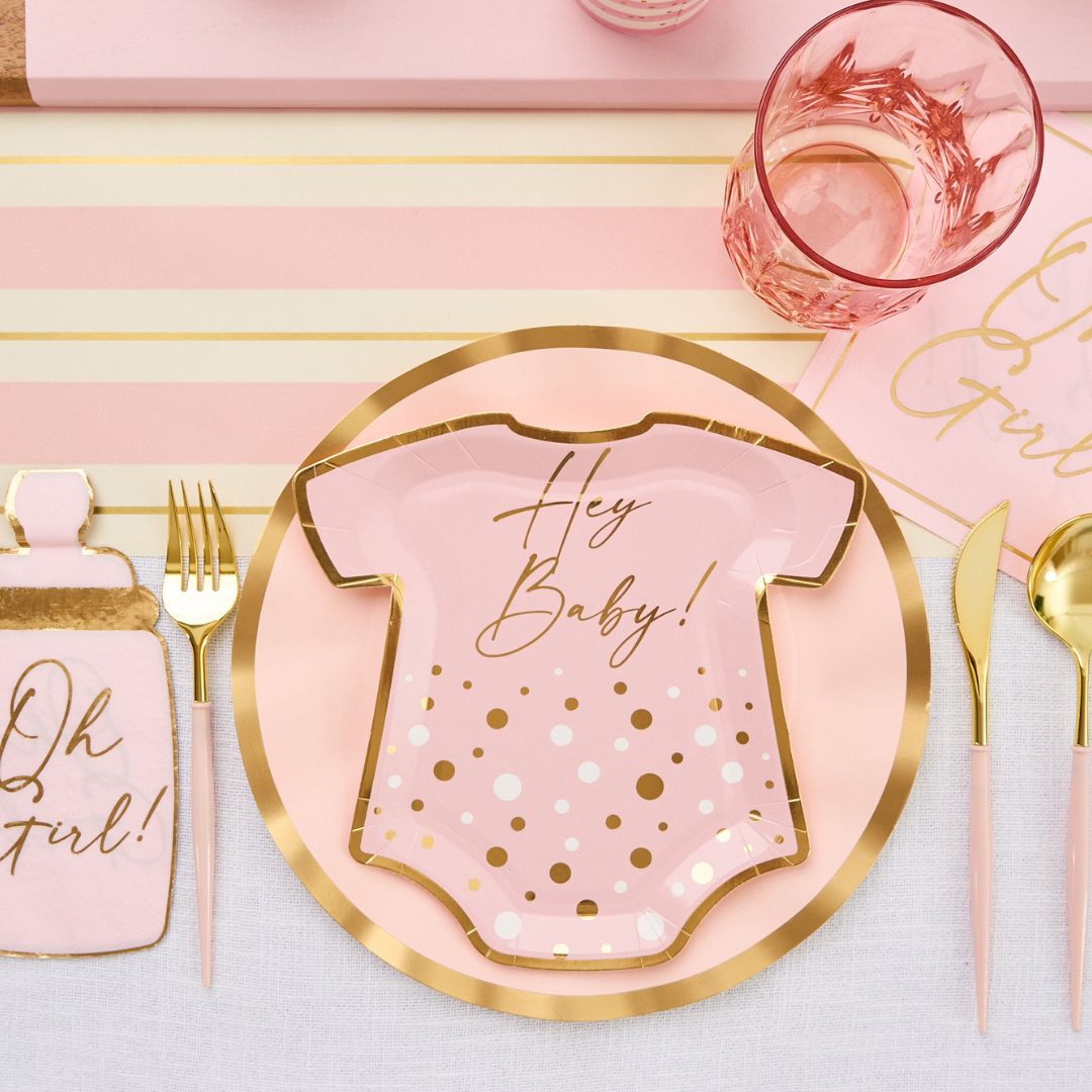Hey Baby Blush Table Setting