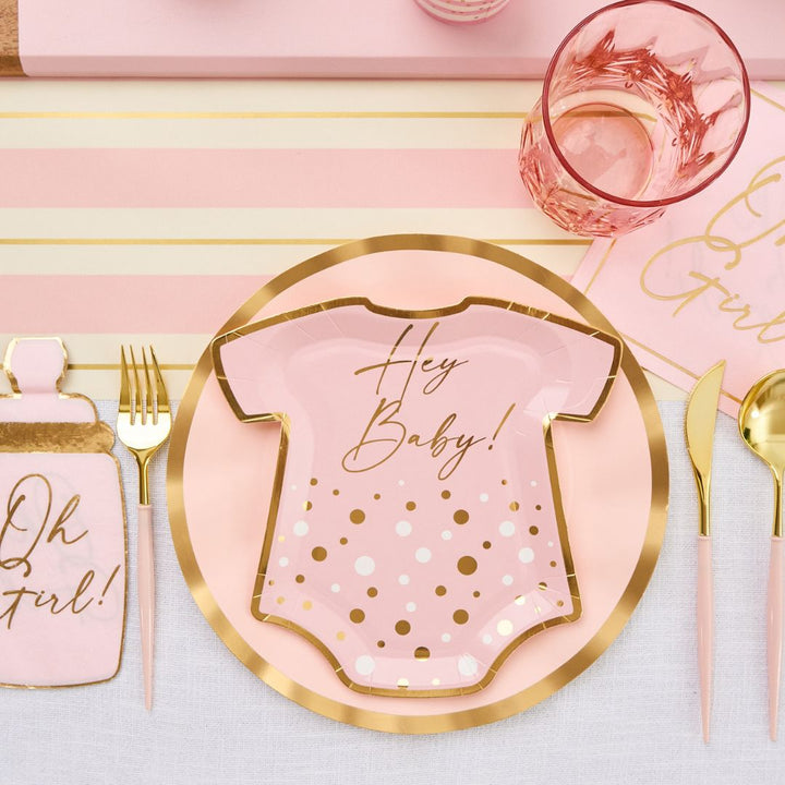 Hey Baby Blush Table Setting