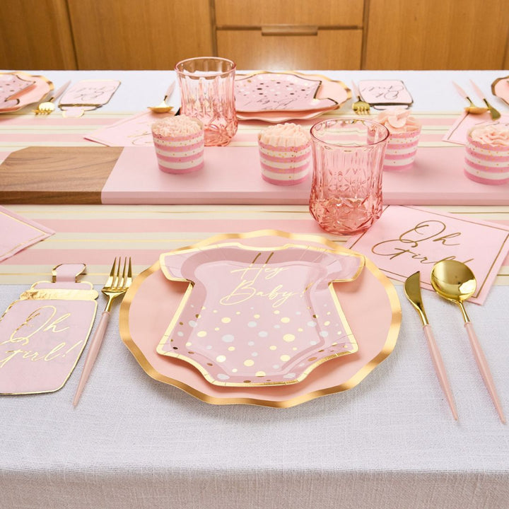 Hey Baby Blush Table Setting