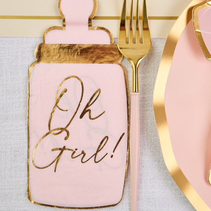 Hey Baby Blush Table Setting