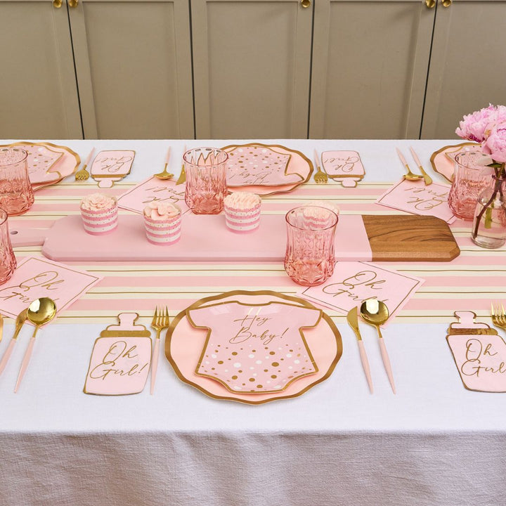 Hey Baby Blush Table Setting