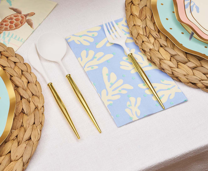 Pastel Sea Table Setting