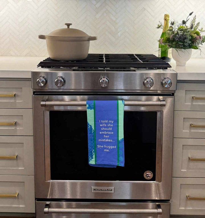 Hugged Me Dish Towel