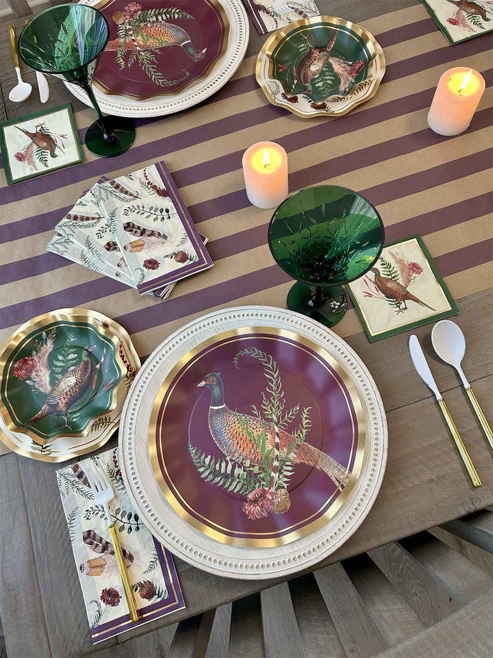 Feather Grove Table Setting