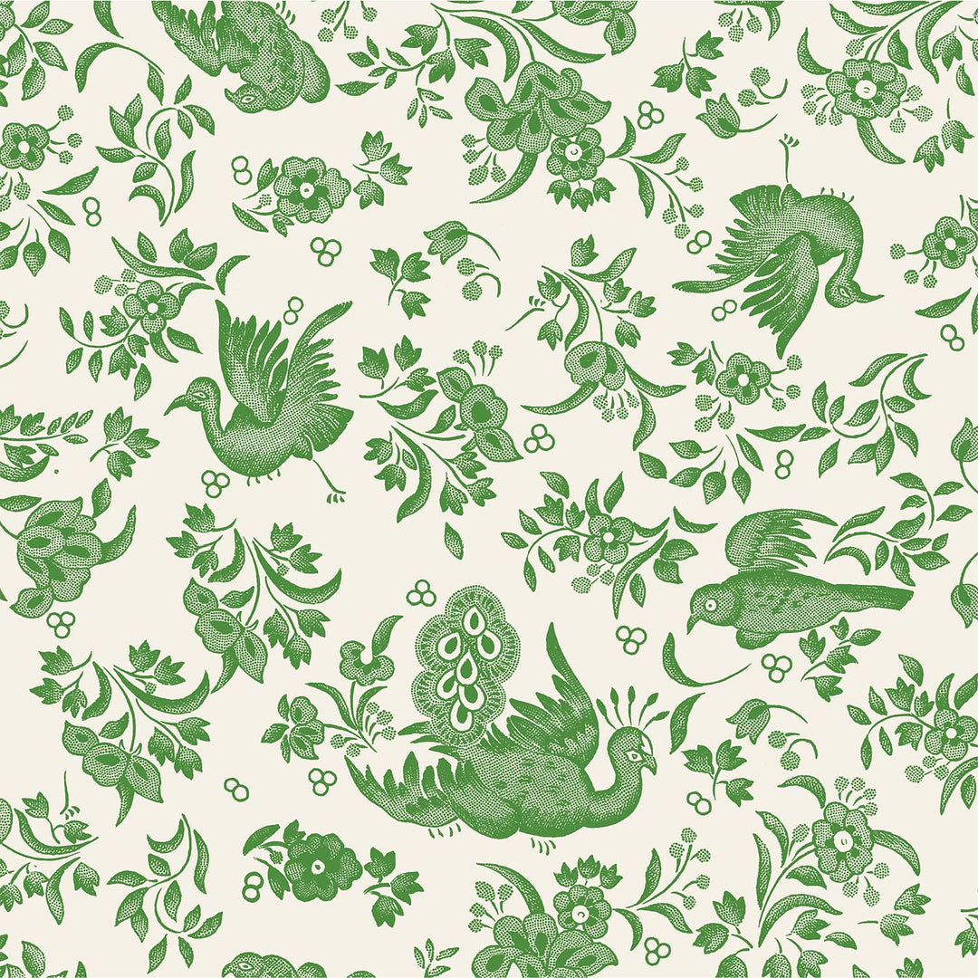 Green Regal Peacock Cocktail Napkin - Pack of 20