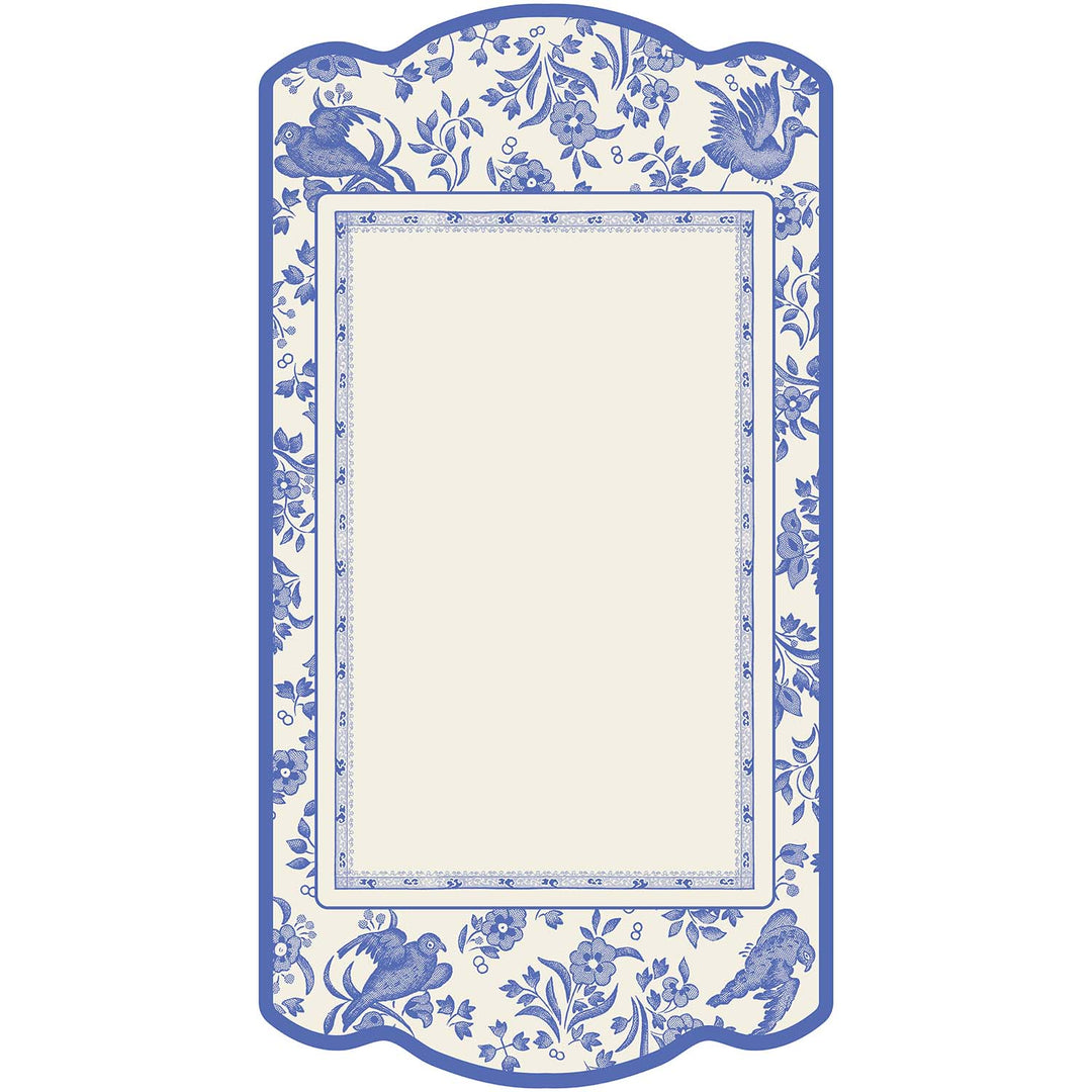 Blue Regal Peacock Table Card - Pack of 12