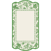 Green Regal Peacock Table card - Pack of 12