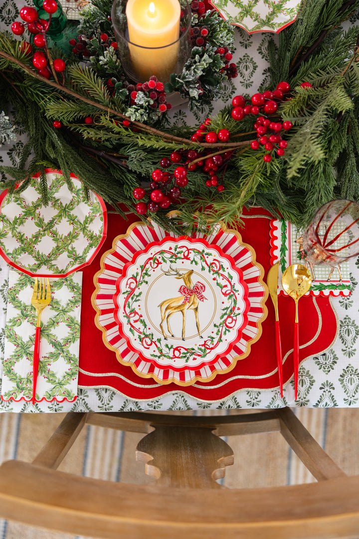 Holly Berry Table Setting
