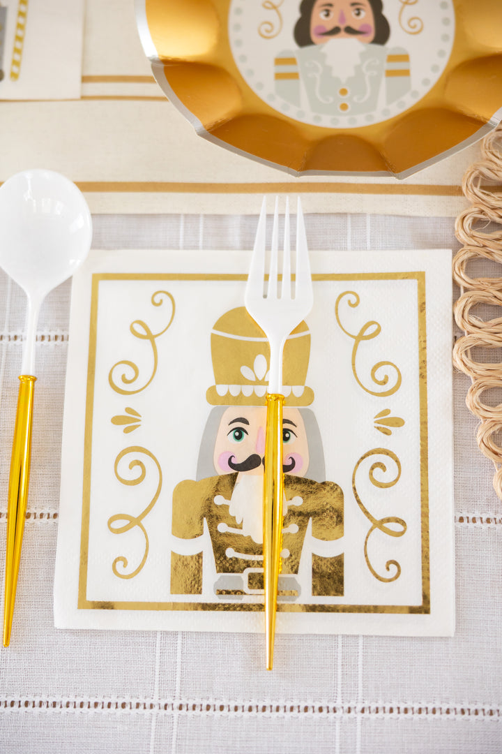 Gilded Nutcracker Paper Lunch Napkin/20pk