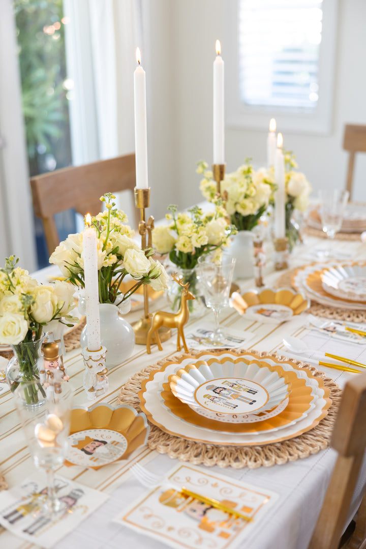 Gilded Nutcracker Table Setting