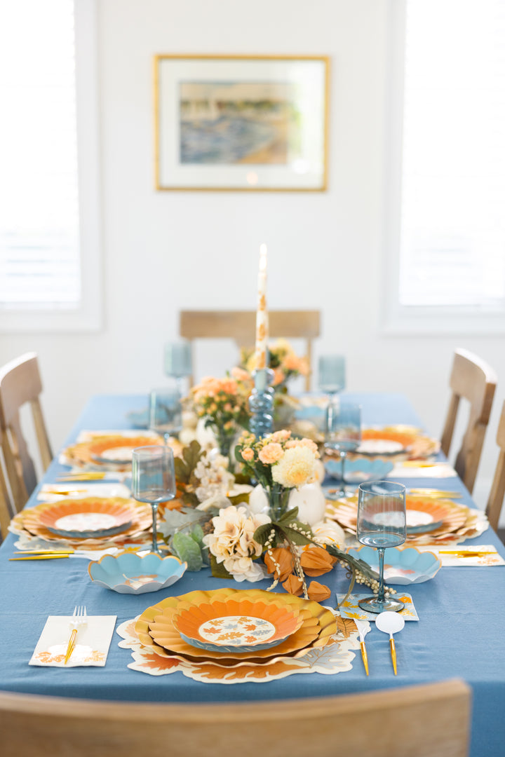 Gilded Harvest Table Setting