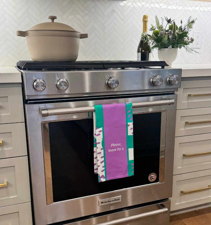 Leave by 9 Dish Towel