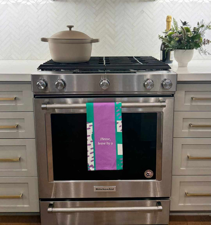 Leave by 9 Dish Towel