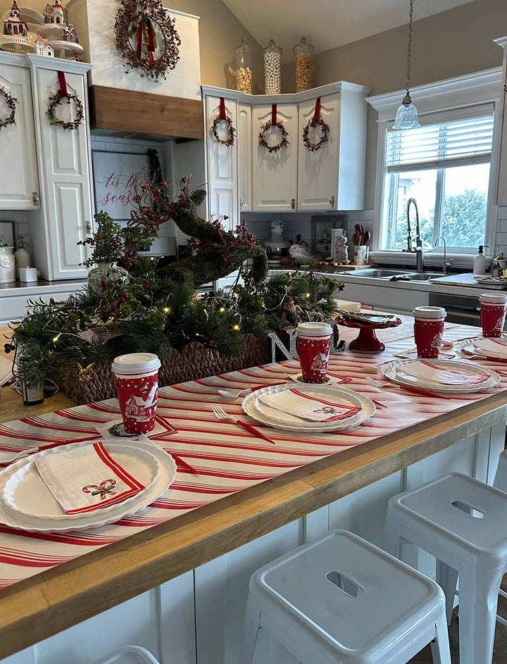 Holiday Hearth Table Setting