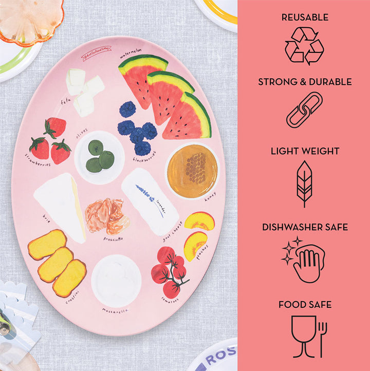 Meg Quinn Melamine Serving Tray