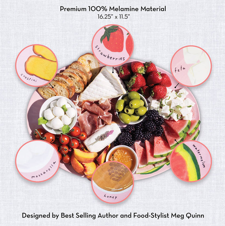 Meg Quinn Melamine Serving Tray