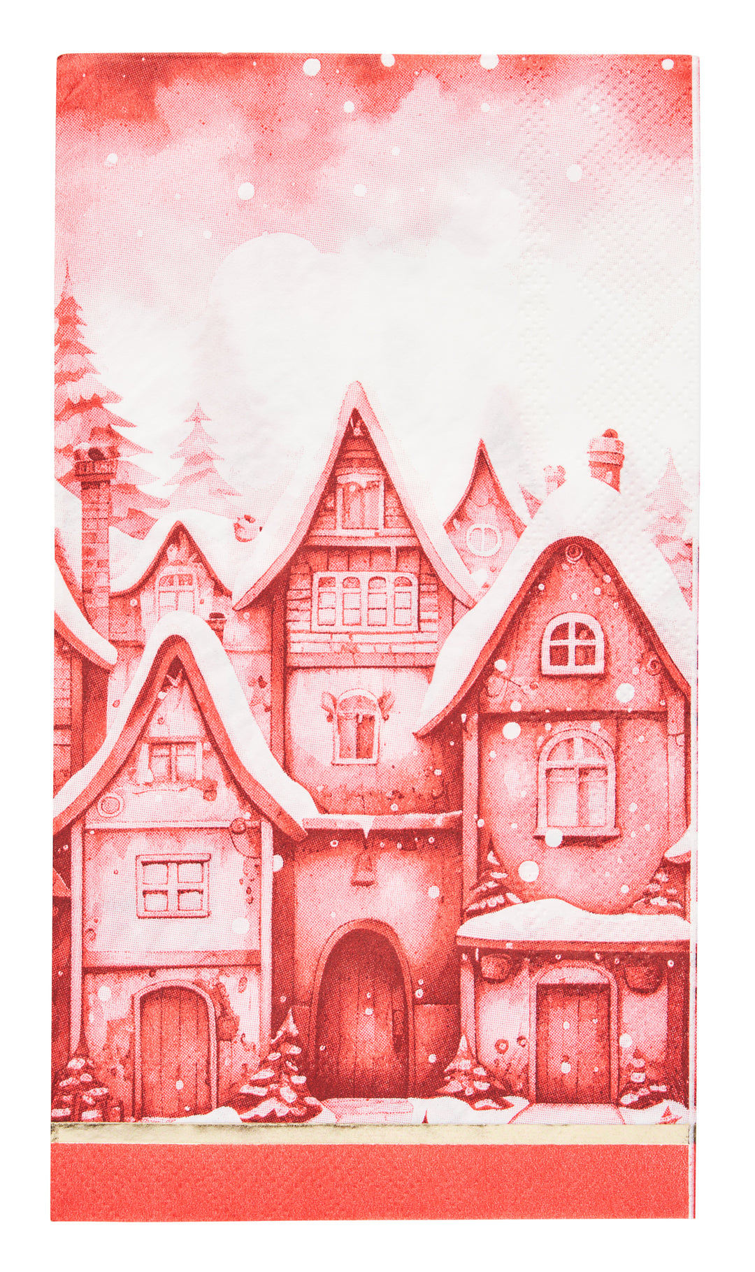Christmas Village Paper Guest Towel/20pk