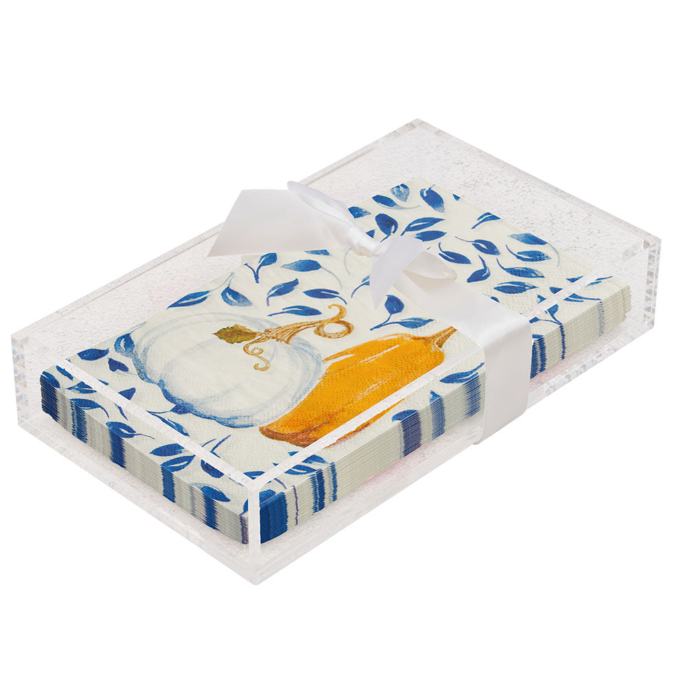 Thanksgiving Guest Towel with Napkin Tray