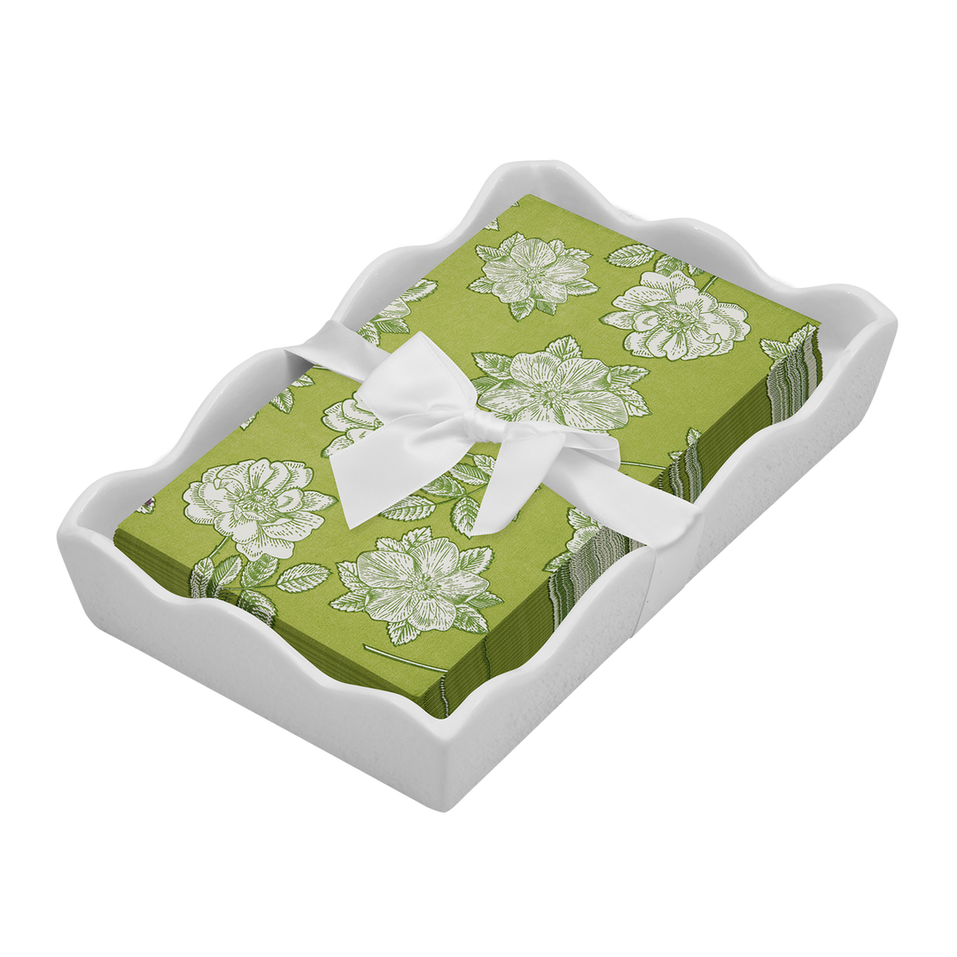Easter Guest Towel with Napkin Tray