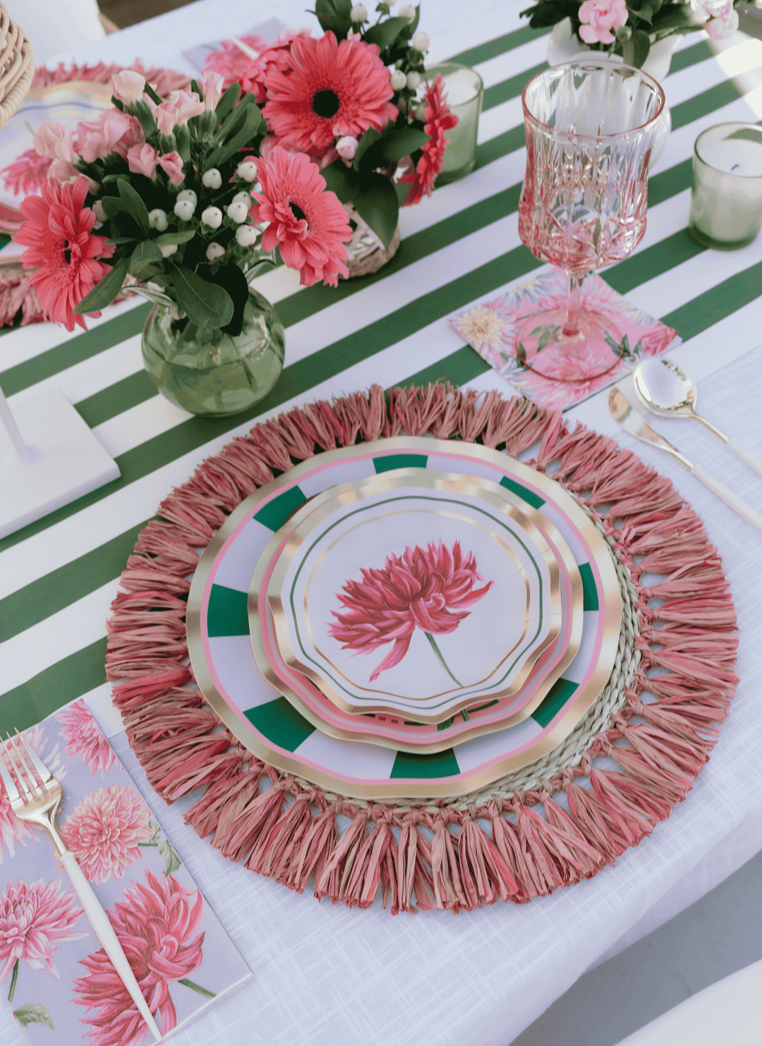 Appetizer/Dessert Bowls Dahlia Garden/8pk