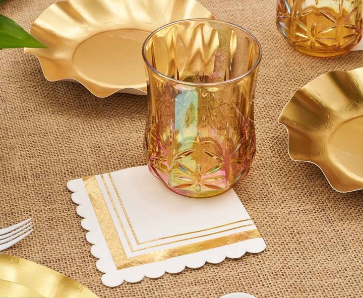 Satin Gold Table Setting