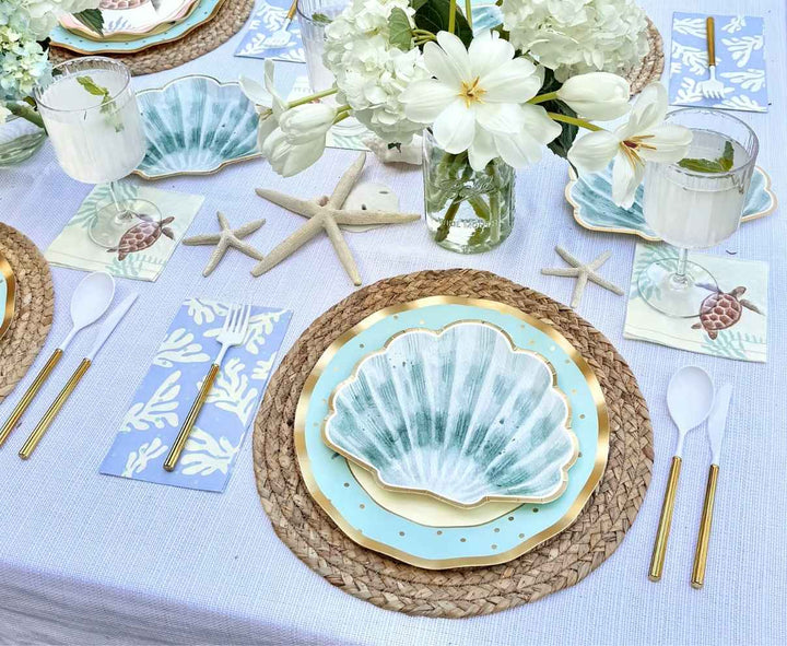 Pastel Sea Table Setting