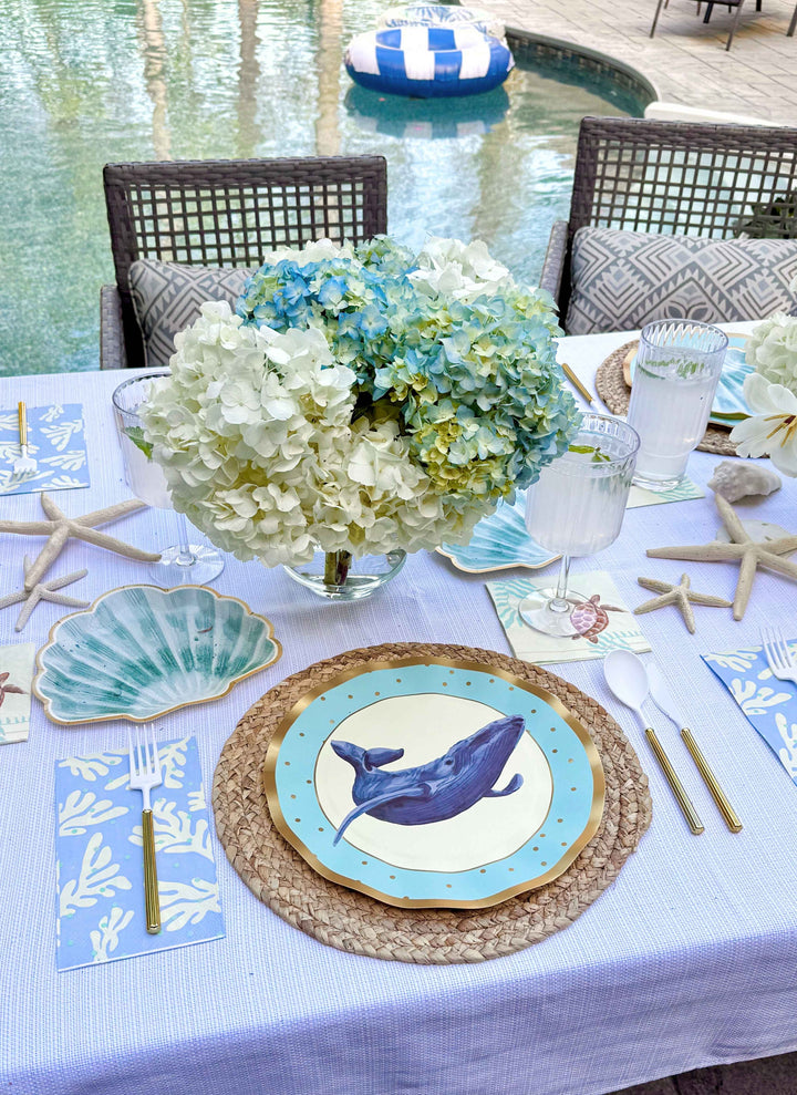 Pastel Sea Table Setting