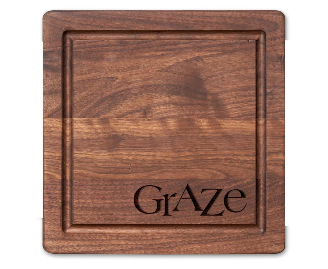 12 x 12" Walnut Square Board | Graze
