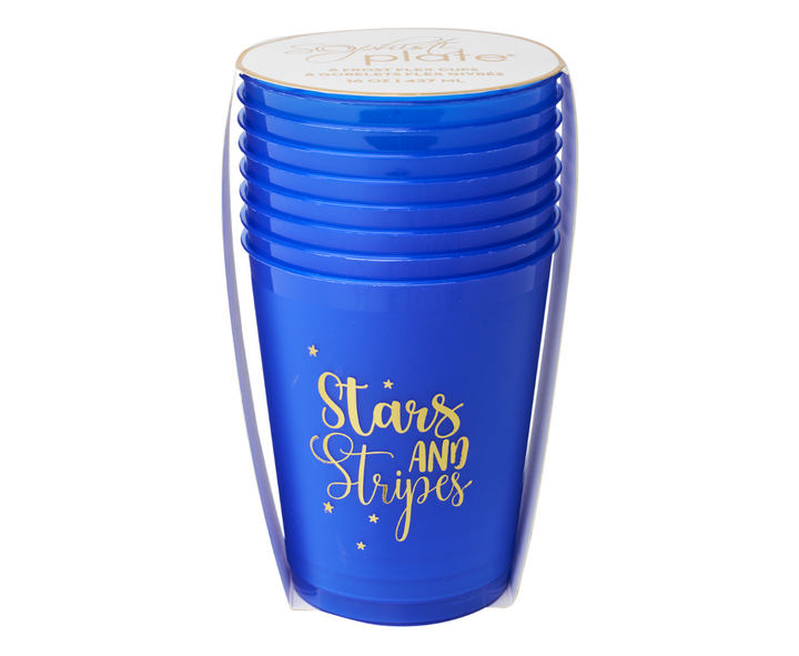 Modern Patriotic Frost Flex Cups/8pk