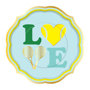 Tennis Love Dinner Plates/8pk