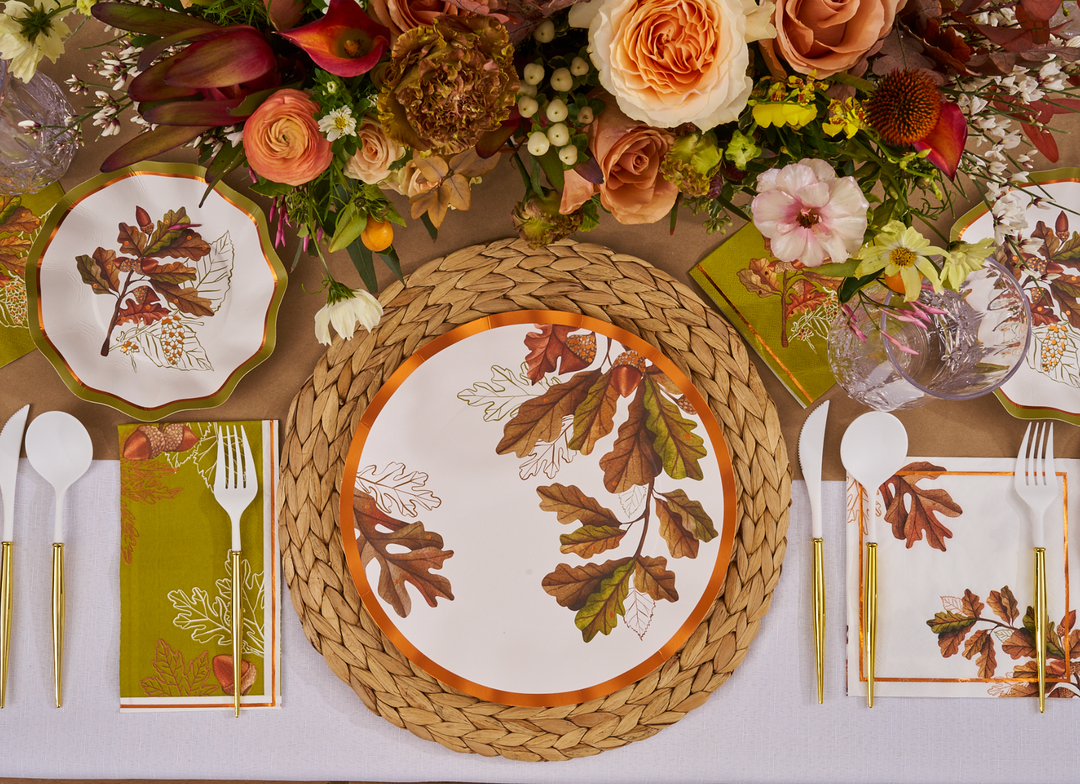 Acorn and Oak Table Setting