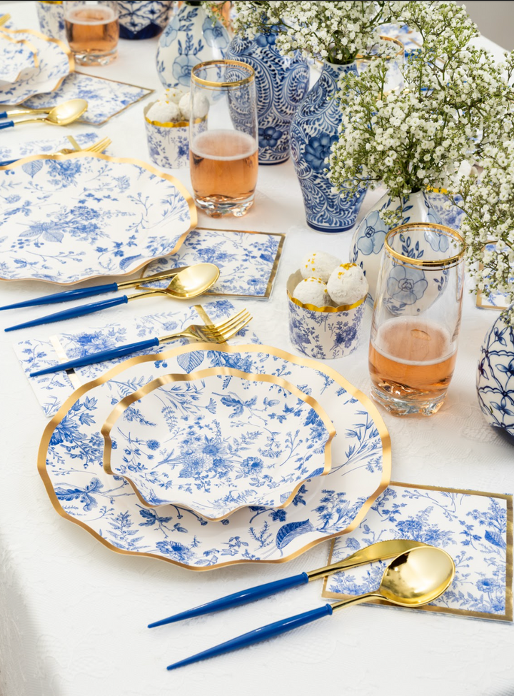 Timeless Wavy Paper Dinner Plate/8pk