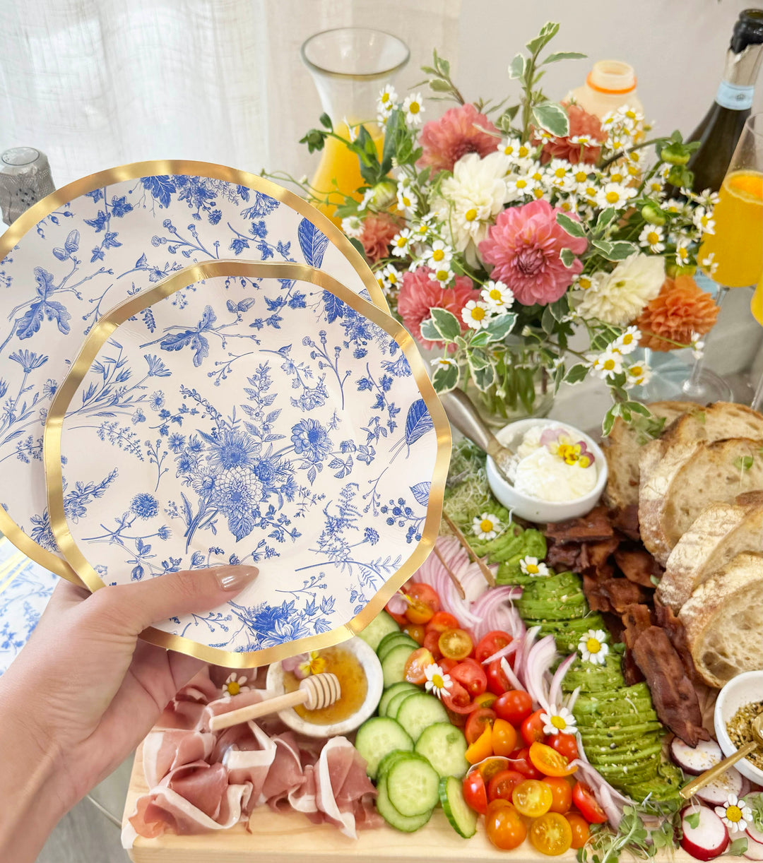 Timeless Wavy Paper Dinner Plate/8pk