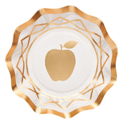 Golden Apple Wavy Paper Appetizer/Dessert Bowl/8pk