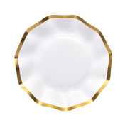 Everyday White Wavy Appetizer/Dessert Bowls/8pk