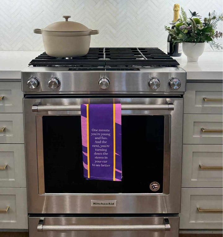 Young and Fun Dish Towel