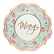Dinner Plate Jolly Holiday/8 pkg