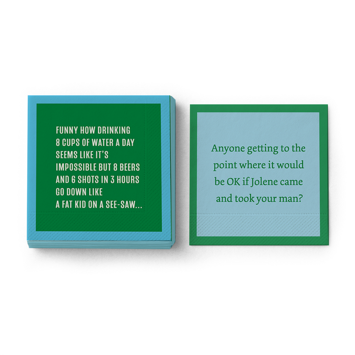 Eight cups of water Napkin